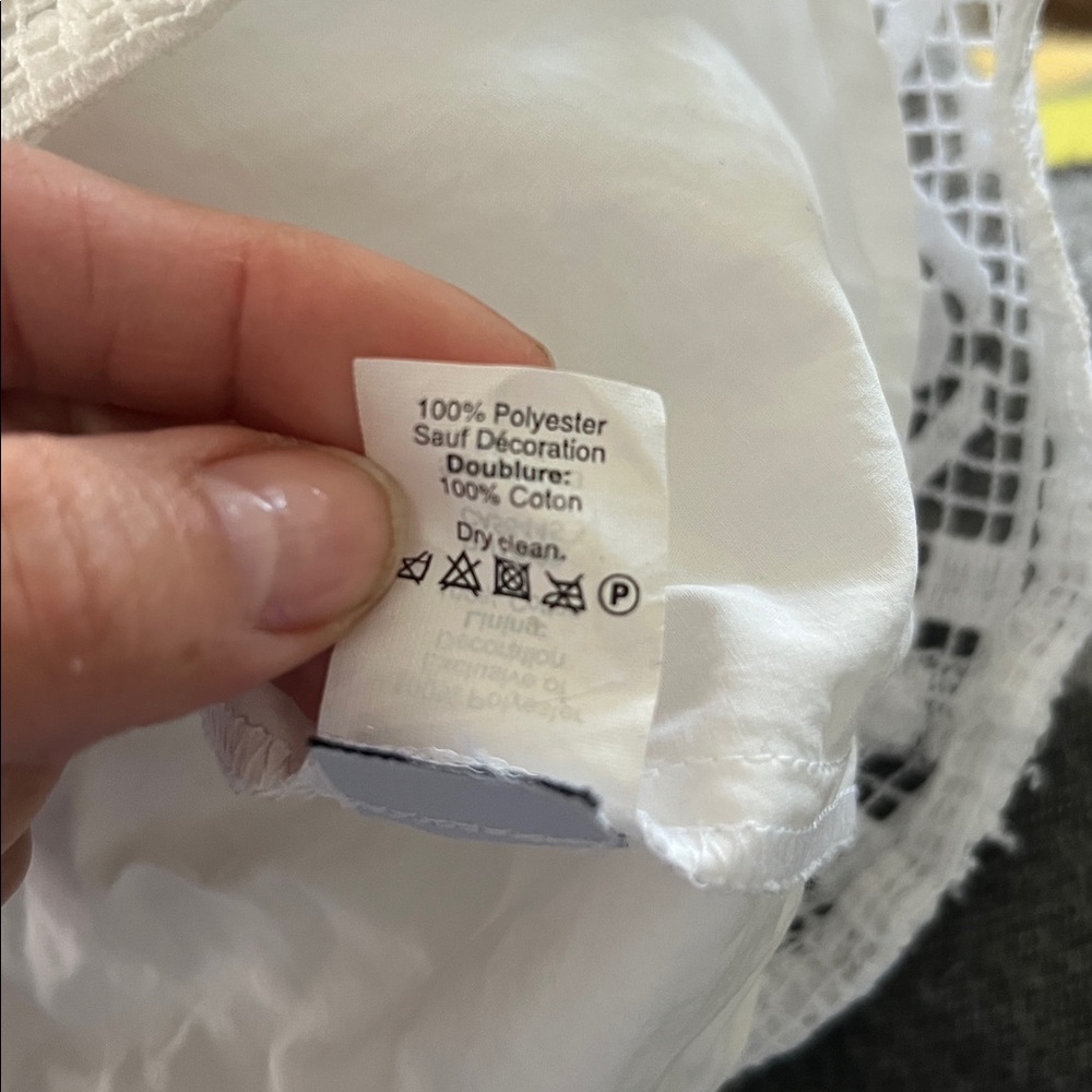 Madewell White Lace A-Line Skirt - Picture 5 of 5